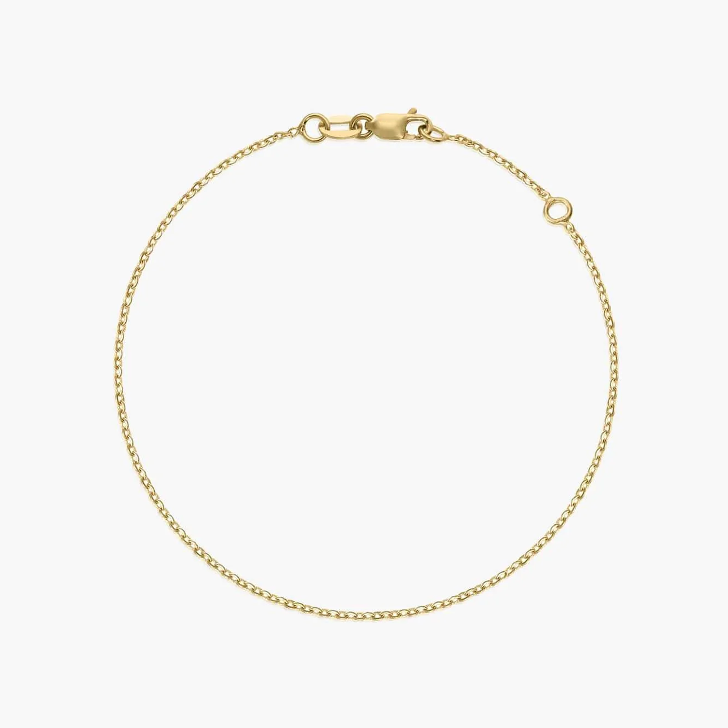 Bracelet en or à chaîne simple