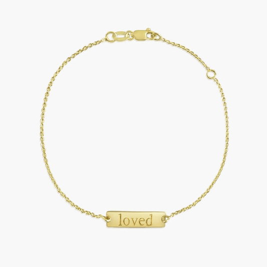 Bracelet en Or 14K Loved