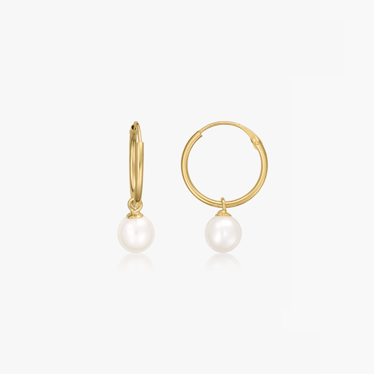 Boucles d'oreilles en or Little Drop - Perles naturelles - Indira