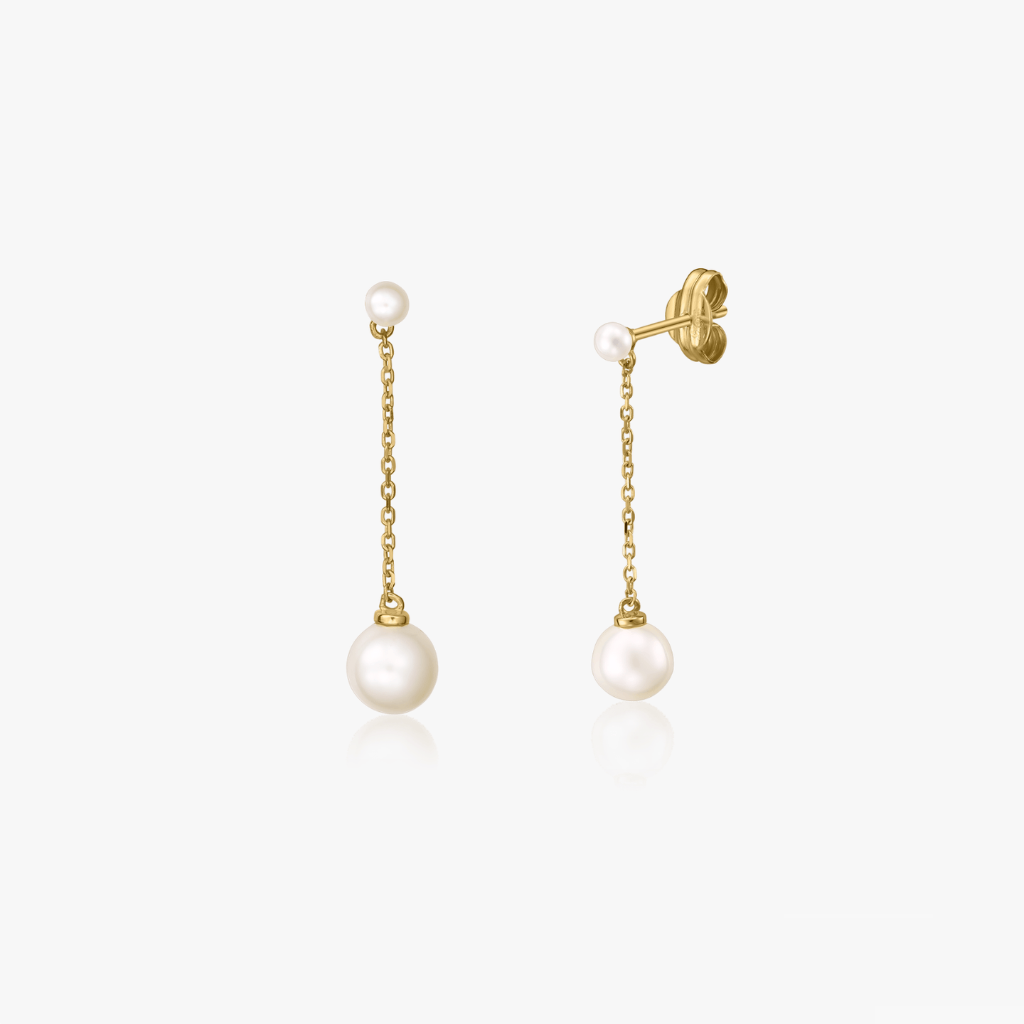 Boucles d'oreilles en or Sia - Perles naturelles - Indira