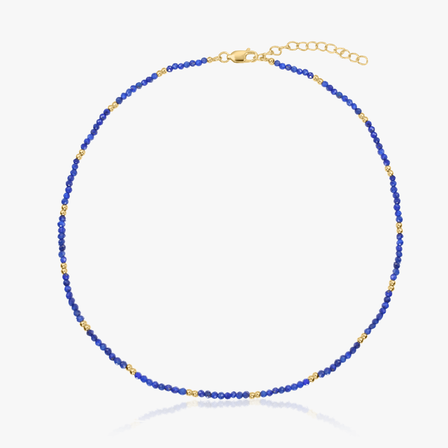 Collier en argent doré SummerScape - Lapis Lazuli