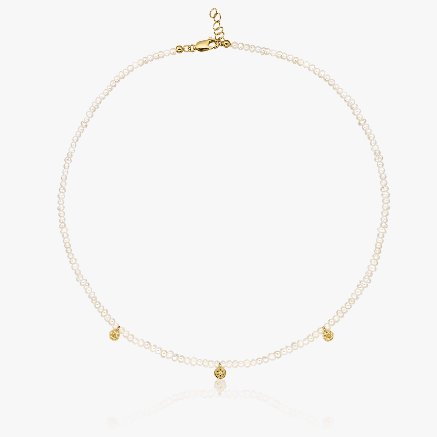 Collier en argent Golden Venus - Perle Naturelle - Indira