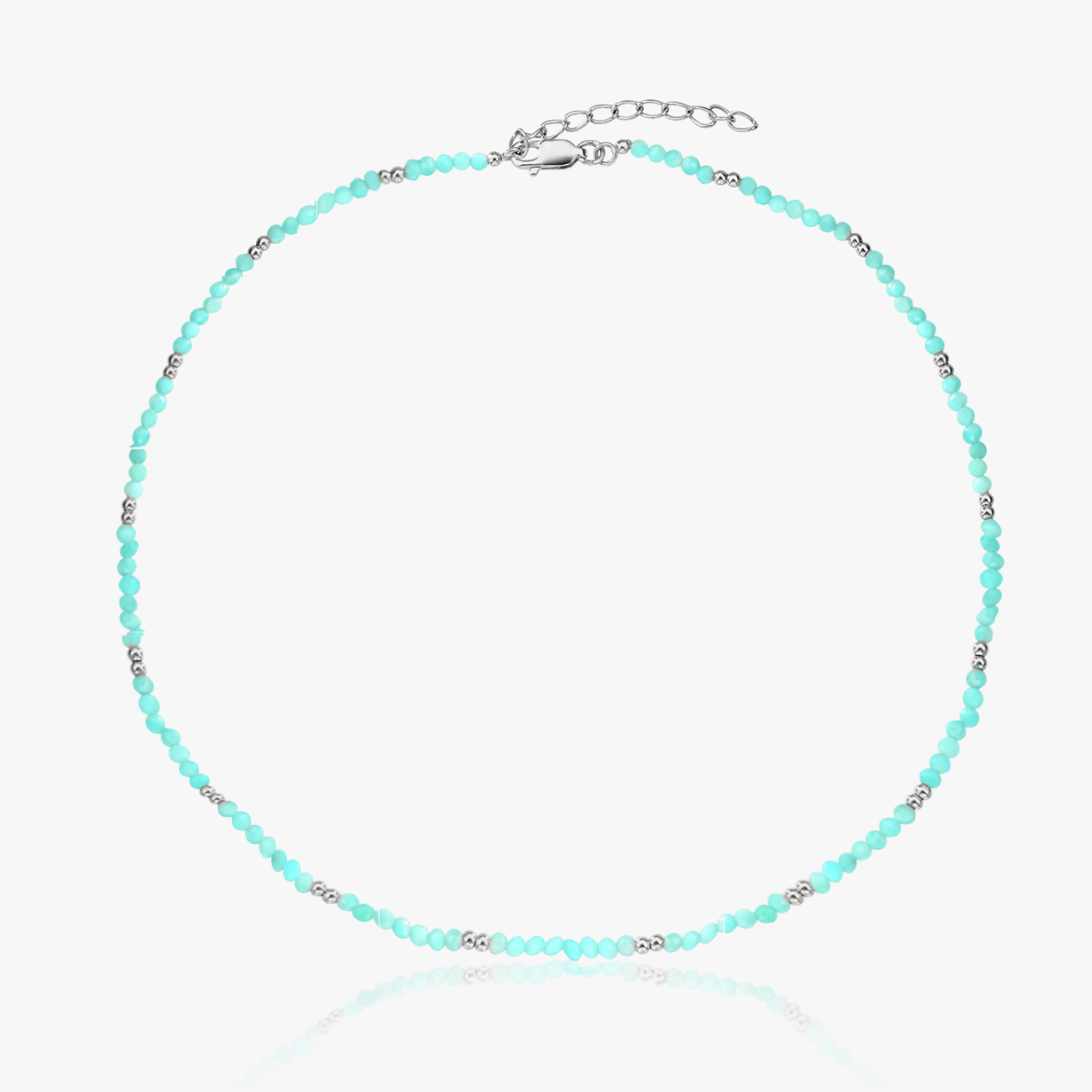 Collier en argent SummerScape - Amazonite - Indira