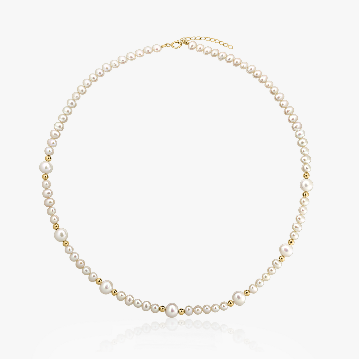 Collier en or Meghan - Perles Naturelles - Indira