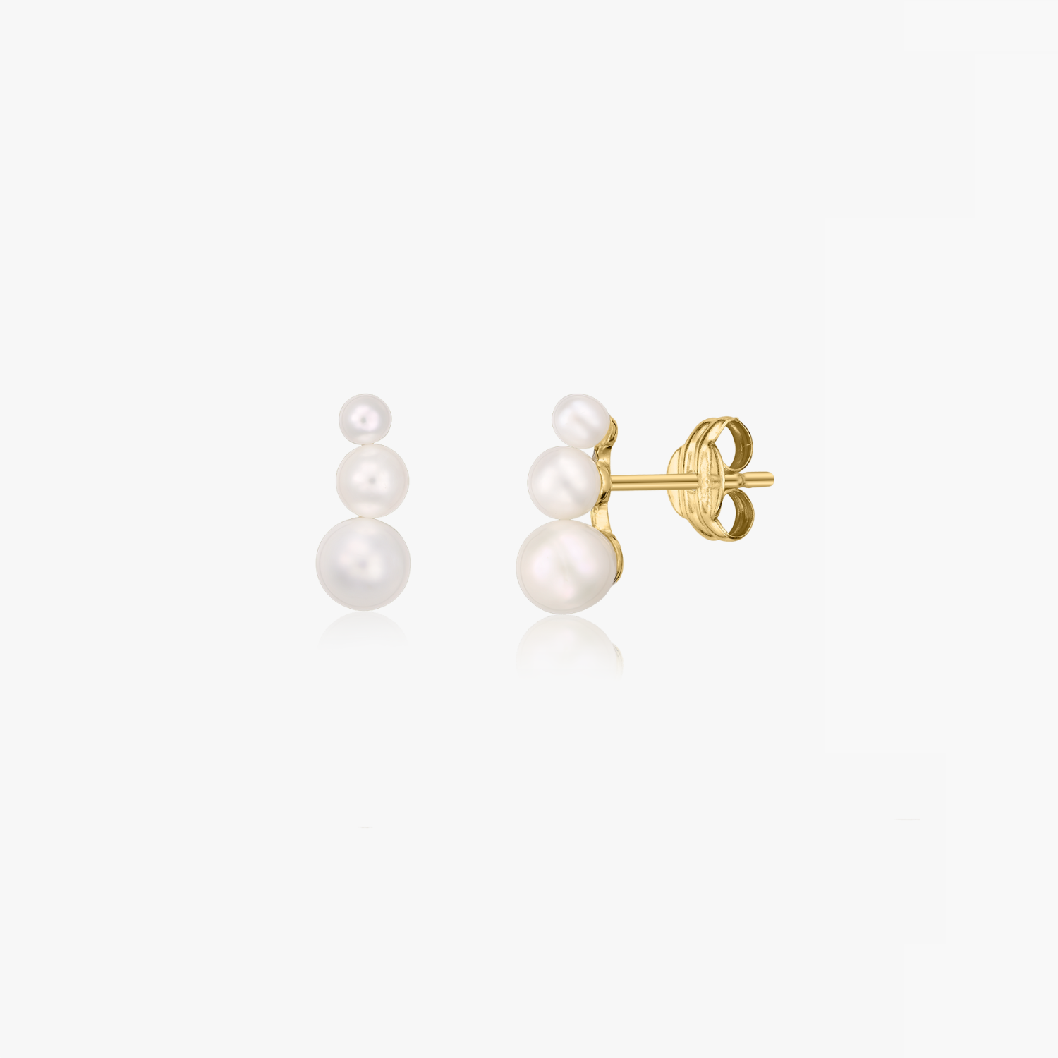 Boucles d'oreilles en or Petites Perles