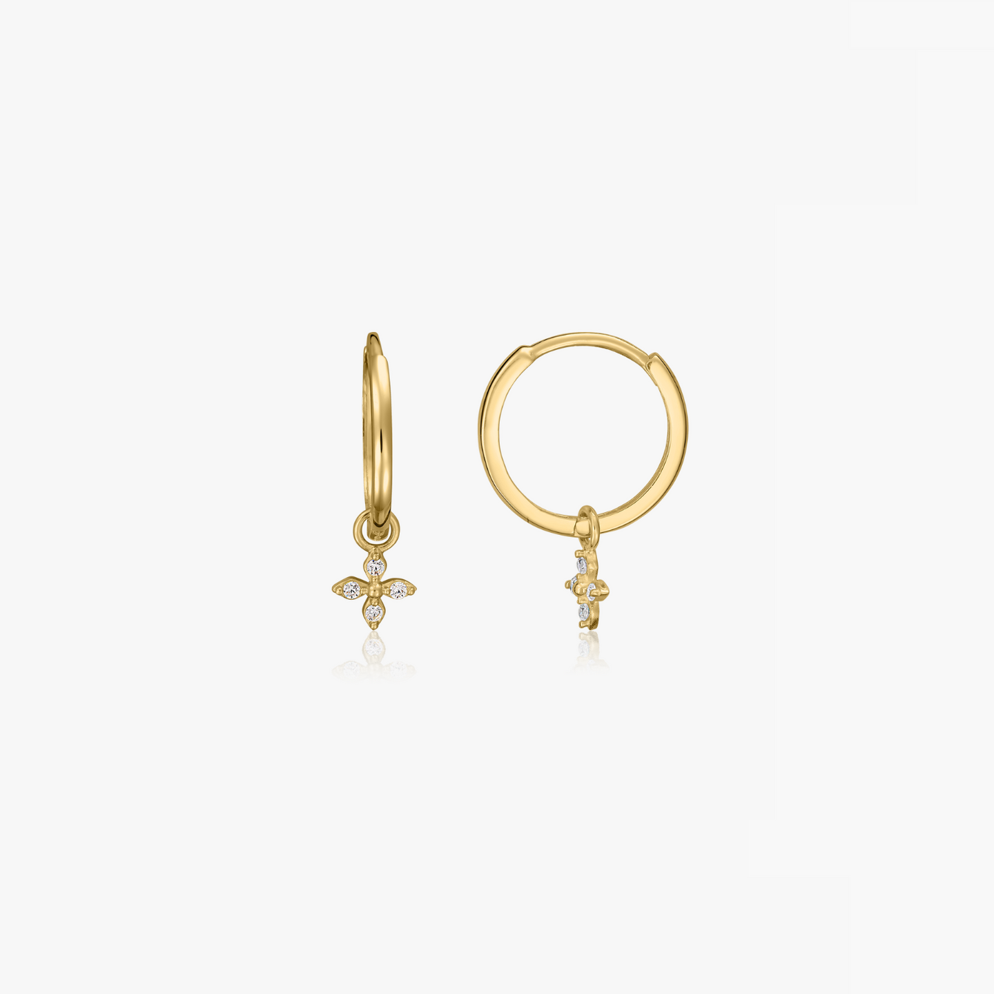 Boucles d'oreilles en or Frankie - Indira