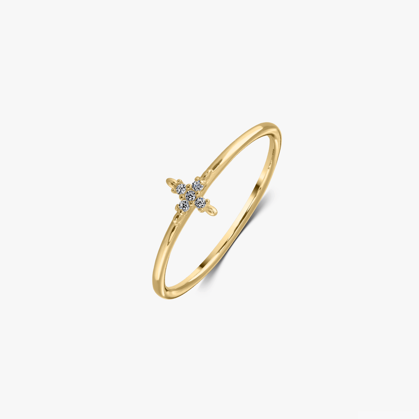 Bague en or Aurora - Zirconium - Indira