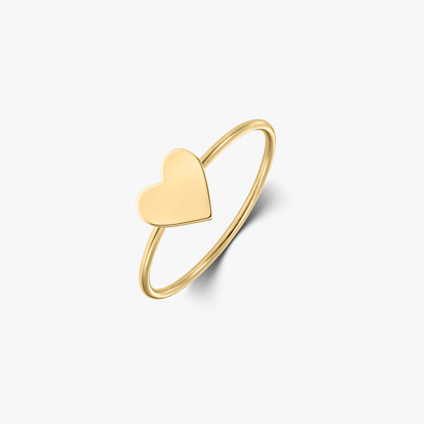 Bague Coeur en Or - à graver