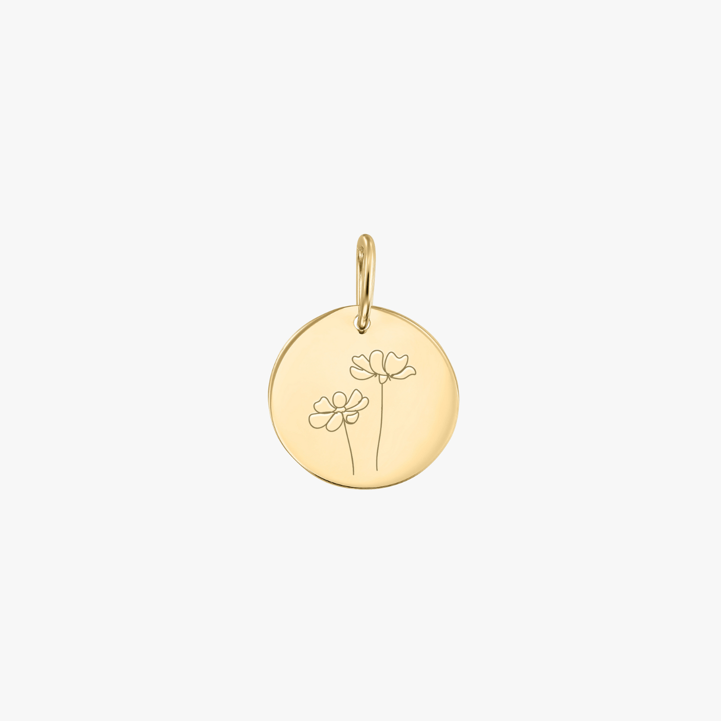 Pendentif en or Fleur de Naissance - Cosmos d'Octobre - Indira
