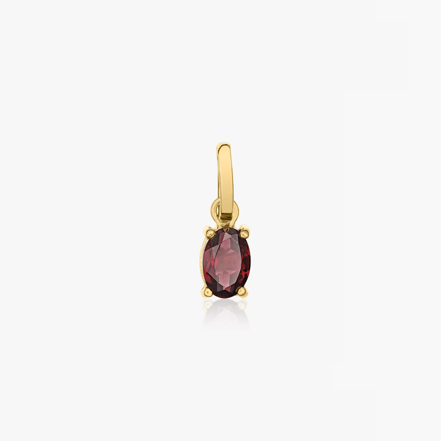 Pendentif en or Red Sparkle - Rhodolite - Indira
