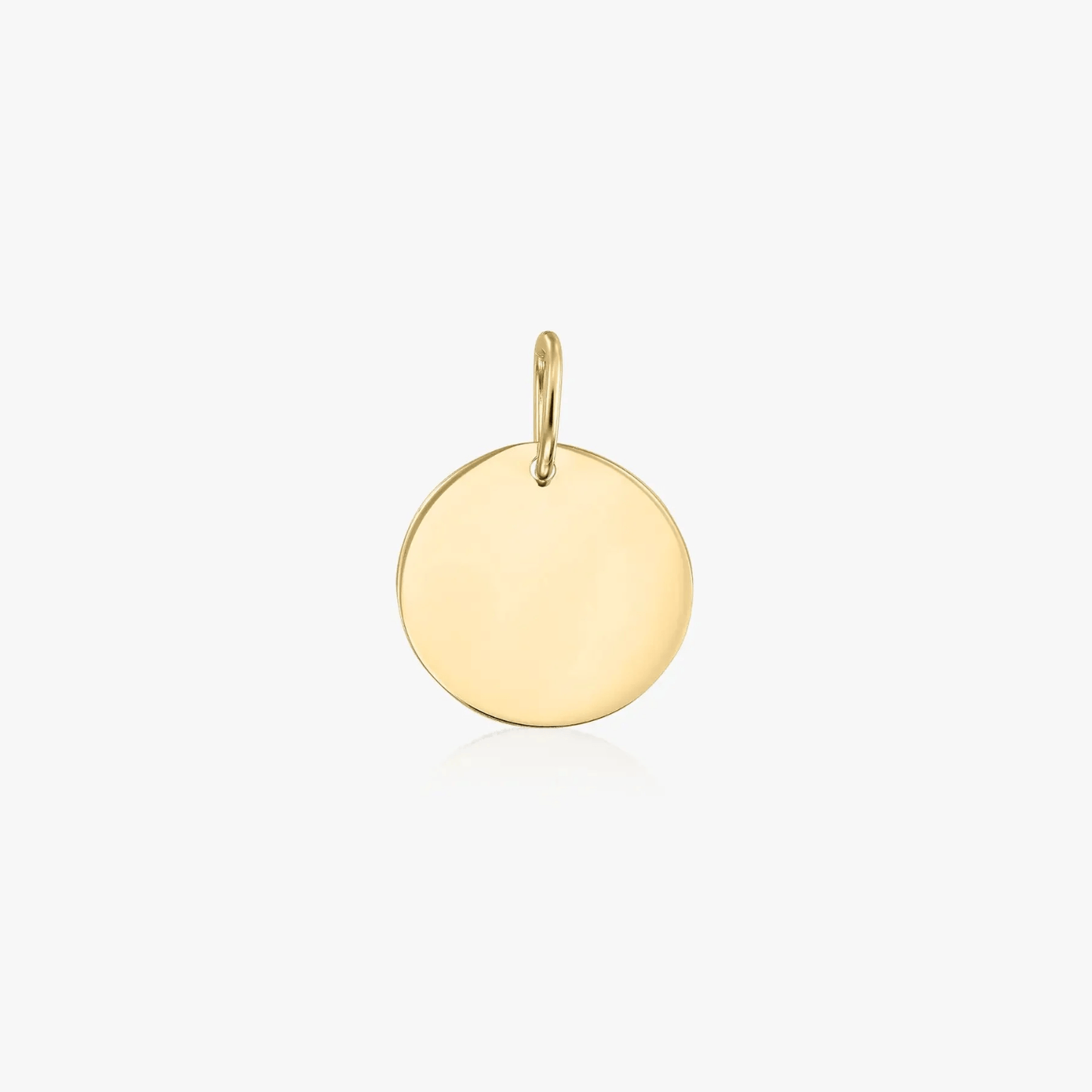 Pendentif Or Rond 10 mm - gravable