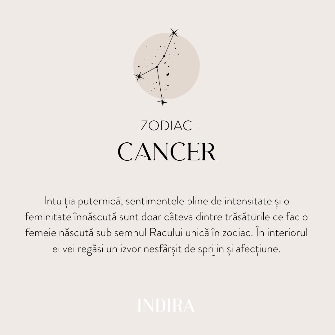 Pendentif en or Zodiaque - Cancer