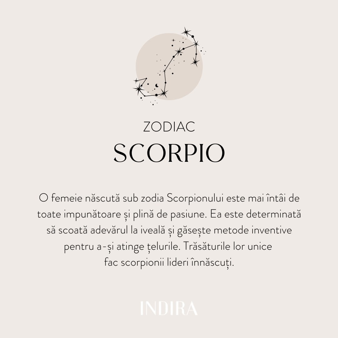 Zodiaque Or - Pendentif Scorpion